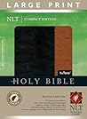 NLT Large Print Compact Tutone Index Black/Tan (Large Print Compact Edition: Nlt) by Tyndale House (Large Print, 1 Oct 2013) Imitation Leather
