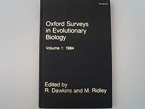 Oxford Surveys in Evolutionary Biology (Hardcover)