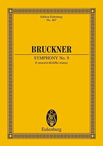 Symphony No. 9 in D Minor. Miniature Score by Anton Bruckner (Composer) â€º Visit Amazon's Anton Bruckner Page search results for this author Anton Bruckner (Composer), Leopold Nowak (Editor) (1-Oct-1994) Paperback
