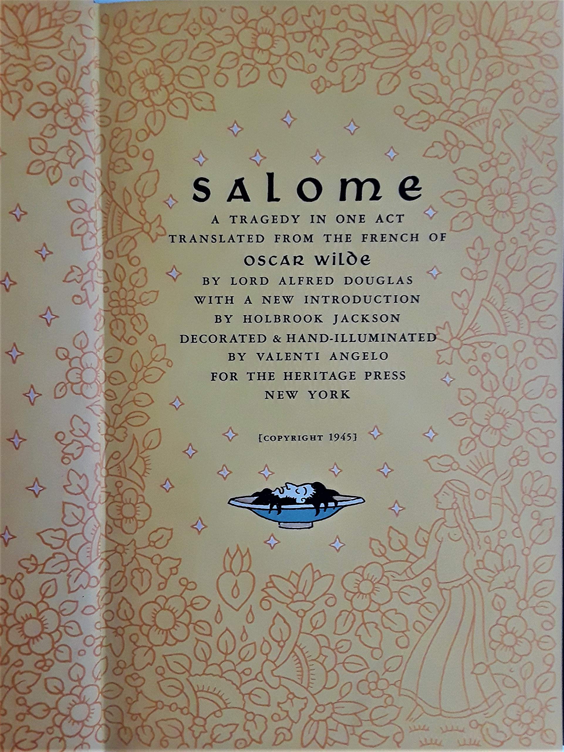 Salome: A Tragedy in One Act Translated From the French