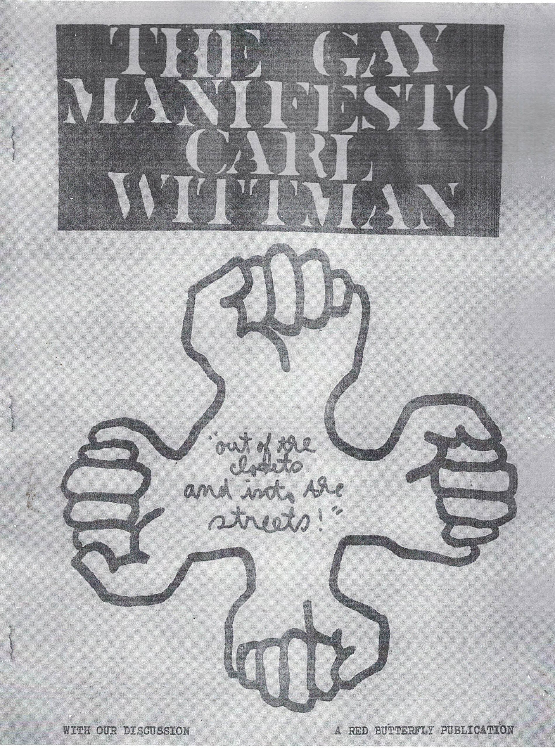 A gay manifesto (Unknown Binding)
