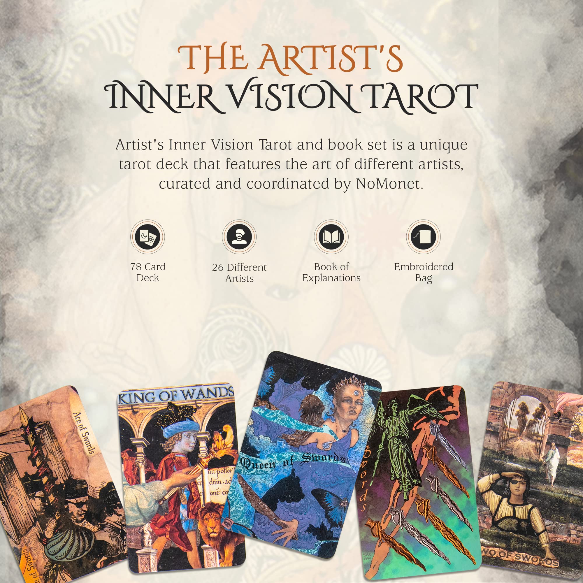 The Artist's Inner Vision Tarot (Paperback)