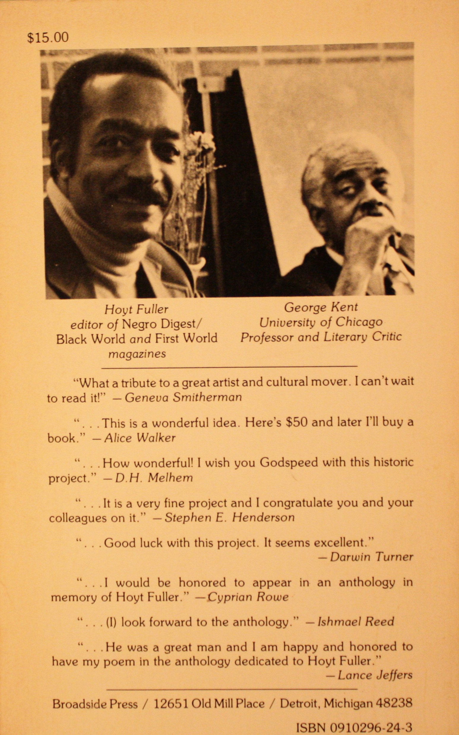 Homage to Hoyt Fuller (Paperback)