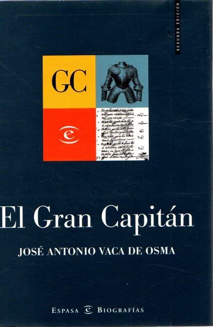 Portada de Gran capitan, de José Antonio Vaca de Osma