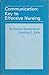 Communication: Key to Effective Nursing (128P)
