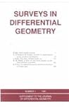 Surveys in Differential Geometry: Proceedings of the Conference on Geometry and Topology Held at Harvard University, April 27-29, 1990 (Supplement to the Journal of Differential Geometry, No. 1)