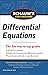 Schaum's Easy Outline of Differential Equations, Revised Edition (Schaum's Easy Outlines) 1st edition by Bronson, Richard (2011) Paperback
