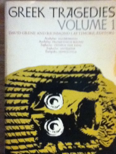 greek tragedies, vol 1