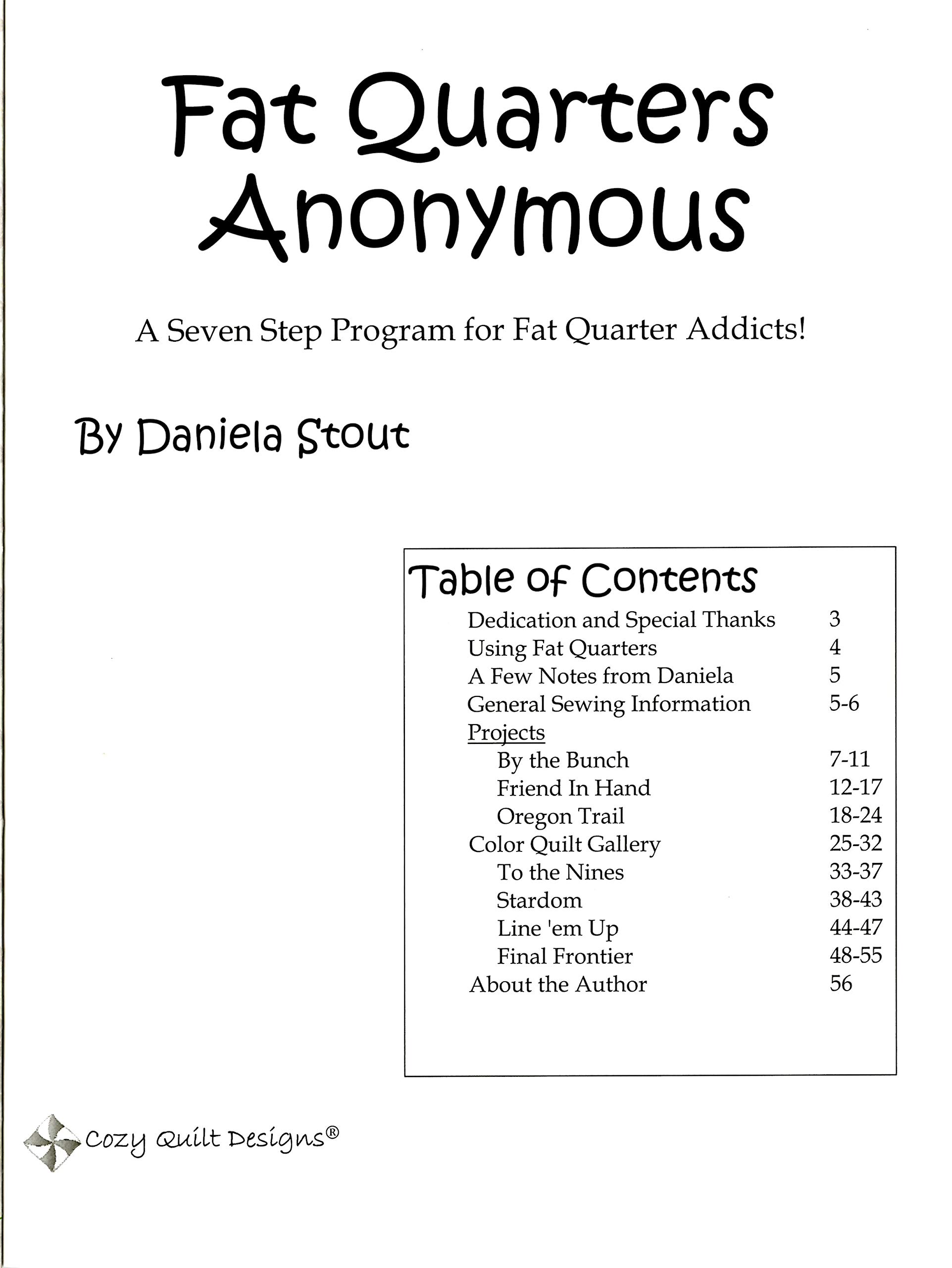Fat Quarters Anonymous (Paperback)