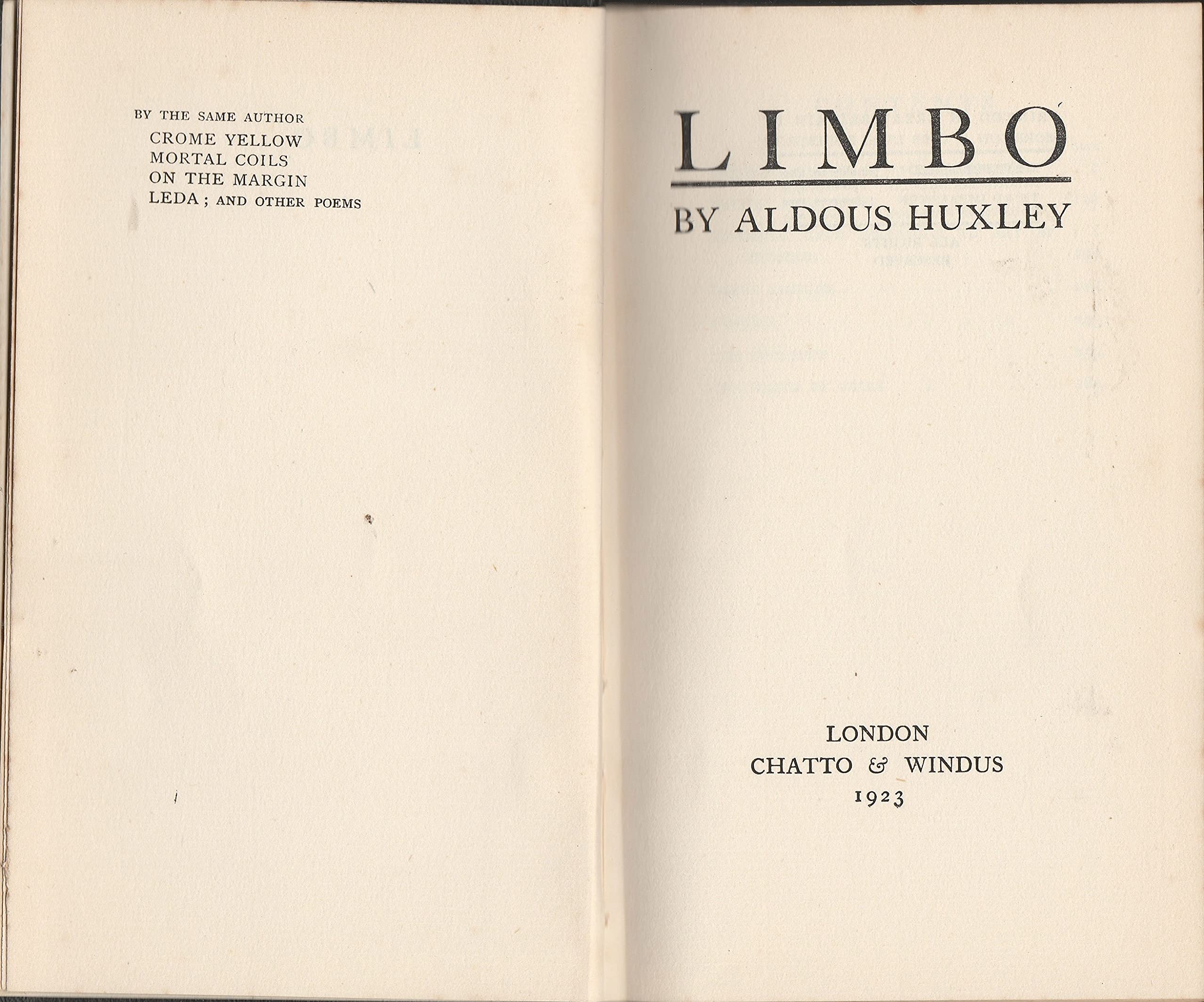 Limbo: Six Stories and a Play (Collected Works)