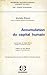 Accumulation du capital humain (Recherches Panthéon-Sorbonne, Université de Paris I) (French Edition)