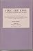 First Editions: A Guide to Identification by Edward N. Zempel (1989-05-30)