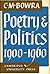 Poetry and Politics 1900–1960