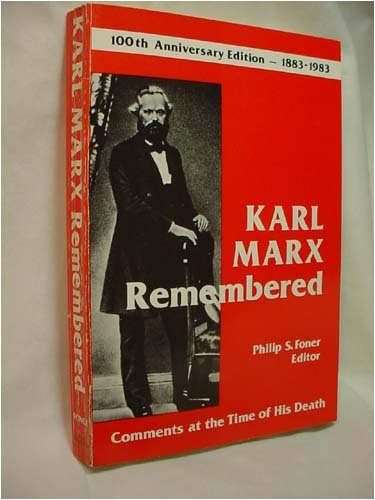 Karl Marx Remembered: Comments at the Time of his Death (Paperback)