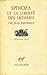 Spinoza et la liberté des hommes by Jean Préposiet