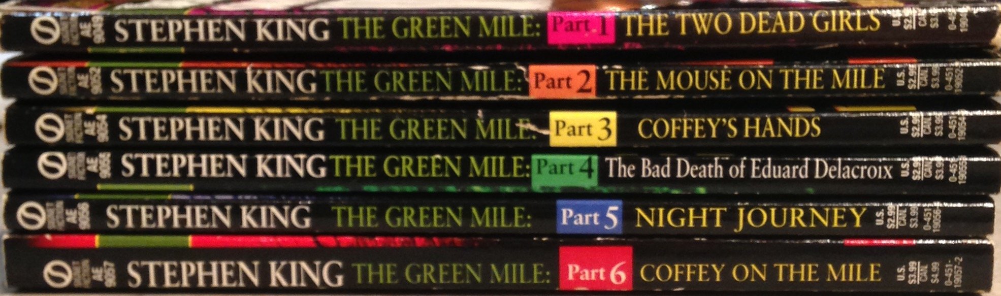The Green Mile Serial Novel Set Books 1-6