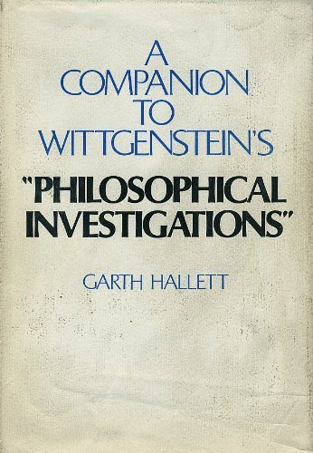 Companion to Wittgenstein's "Philosophical Investigations" (Hardcover)
