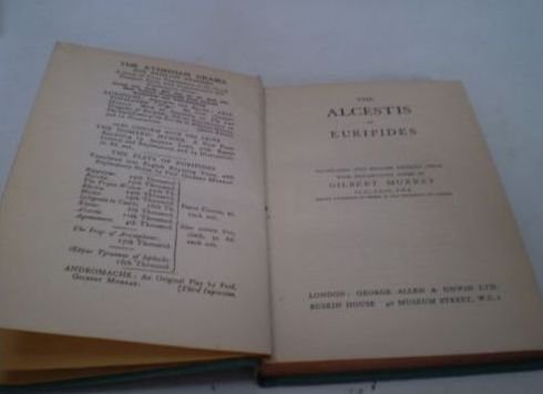 The Alcestis of Euripides