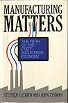 Manufacturing Matters: The Myth of the Post-Industrial Economy Manufacturing Matters: The Myth of the Post-Industrial Economy