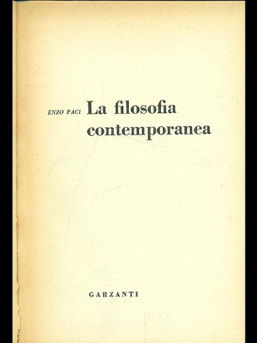 La Filosofia Contemporanea (Paperback)