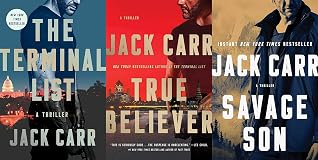 Terminal List A Thriller series 5 books Collection Set (The Terminal List, True Believer, Savage Son, The Devil's Hand, In the Blood) By Jack Carr