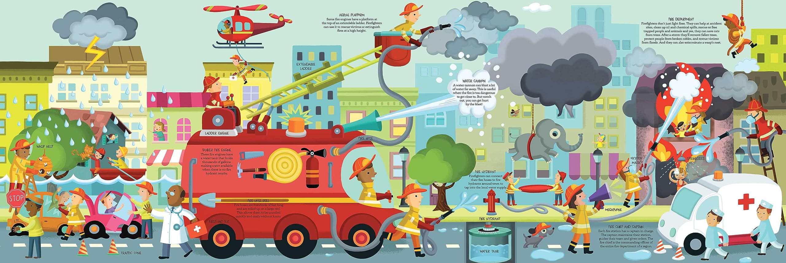 Fold Open and Look Inside - Helping Heroes (Board Book)