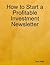 How to Start a Profitable I...