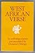 West African Verse: An Anthology