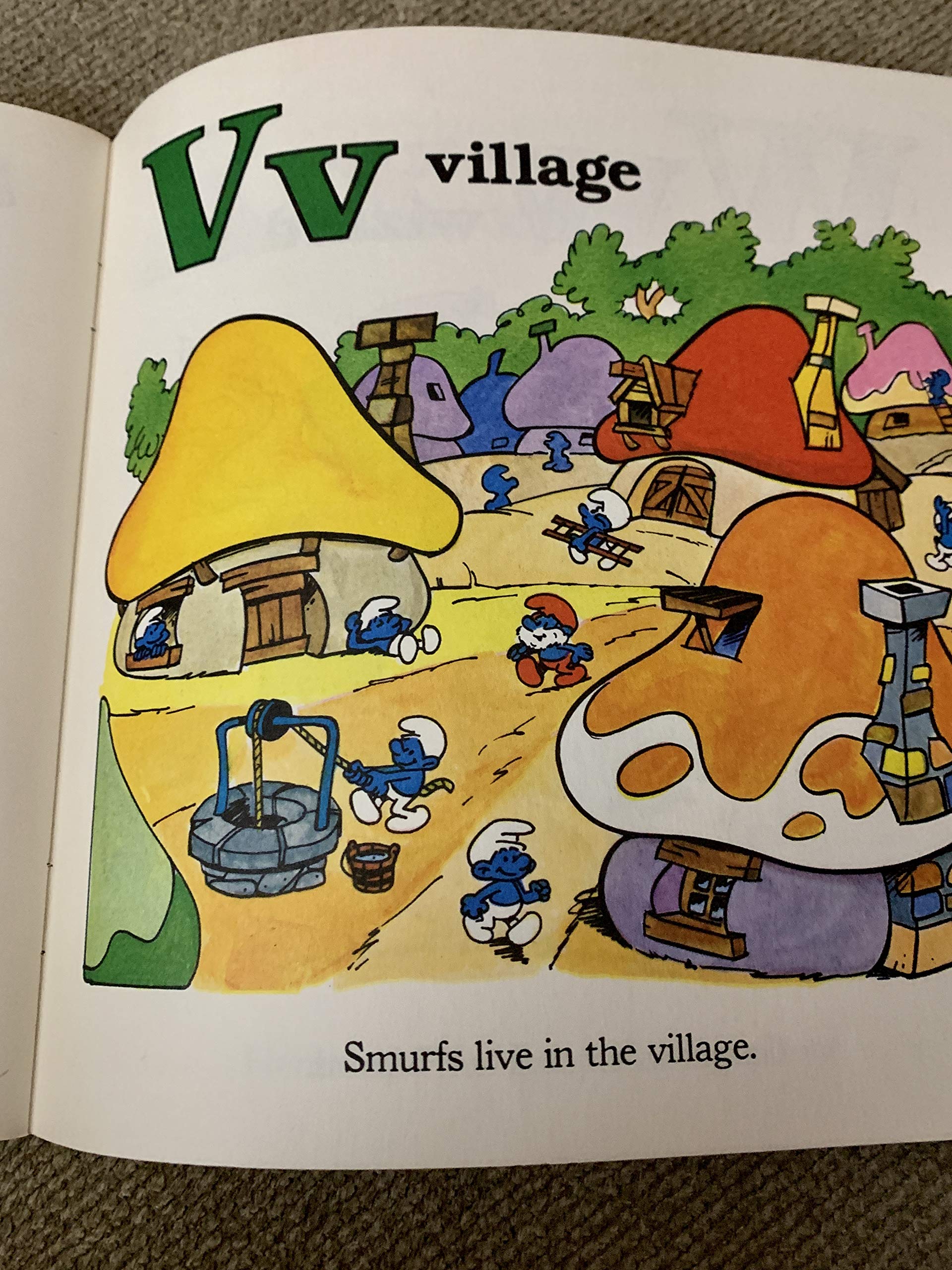 The Smurf ABC book (A Random House pictureback)