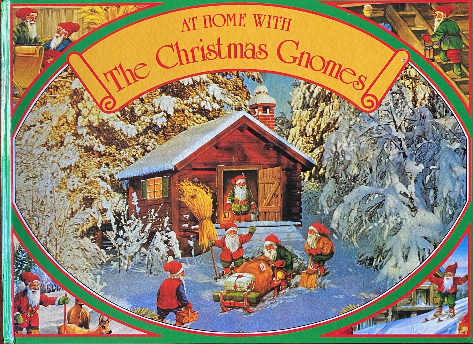 At Home with the Christmas Gnomes (Hardcover)