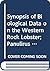 Synopsis of Biological Data...