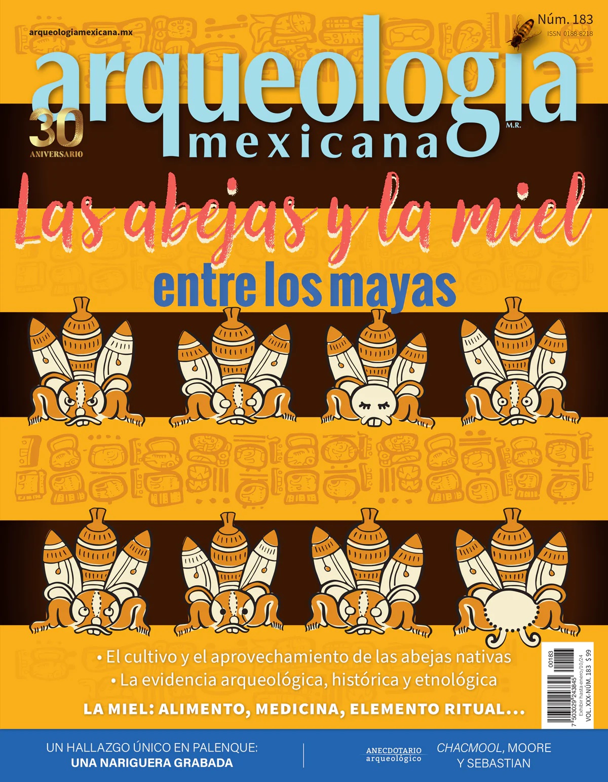 Las abejas y la miel entre los mayas (Arqueología Mexicana, noviembre-diciembre 2023, Volumen XXX, n. 183)