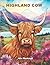 Highland Cow Coloring Book:...