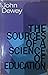 The sources of a science of education