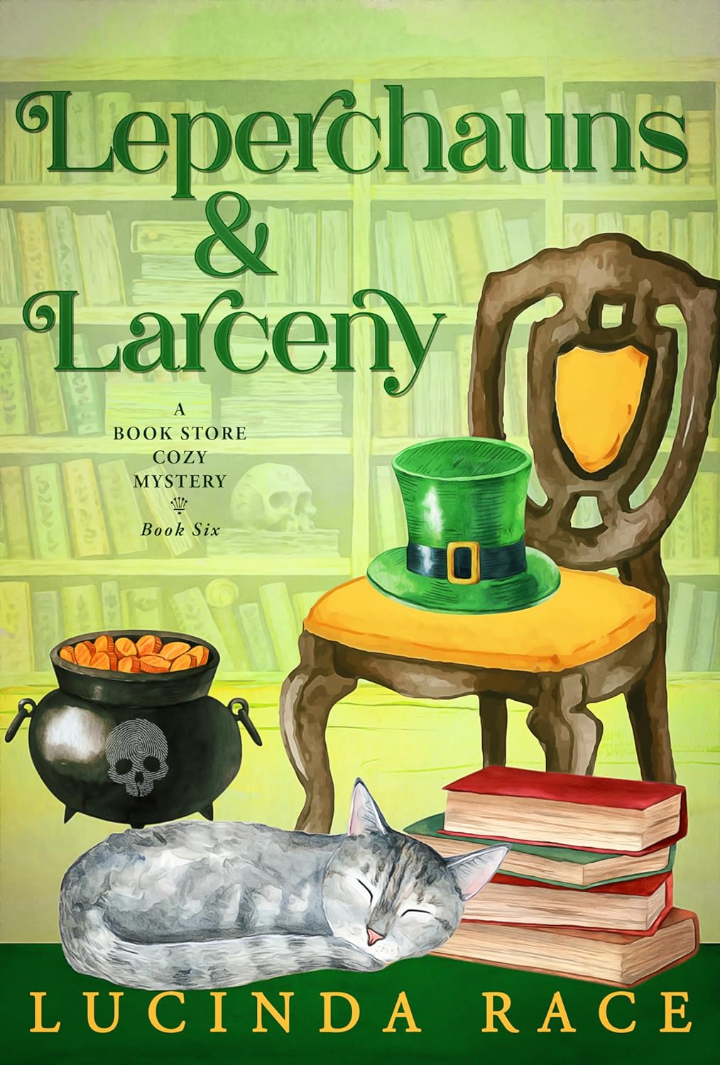 Leprechauns and Larceny (A Book Store Cozy Mystery #6)