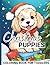 Christmas Puppies Coloring ...