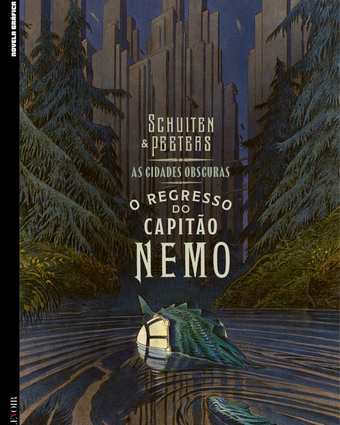 As Cidades Obscuras - O Regresso do Capitão Nemo (Novela Gráfica 2023, #10)