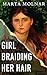 Girl Braiding Her Hair: Ins...
