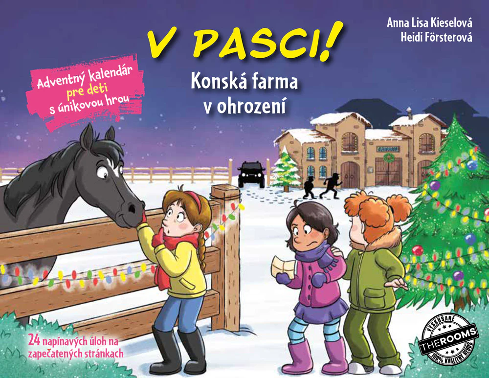 V pasci! (Konská farma v ohrození): Adventný kalendár pre deti s únikovou hrou