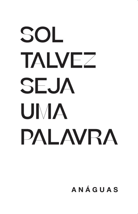 Sol talvez seja uma palavra (Paperback)