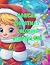 Magical Christmas coloring ...