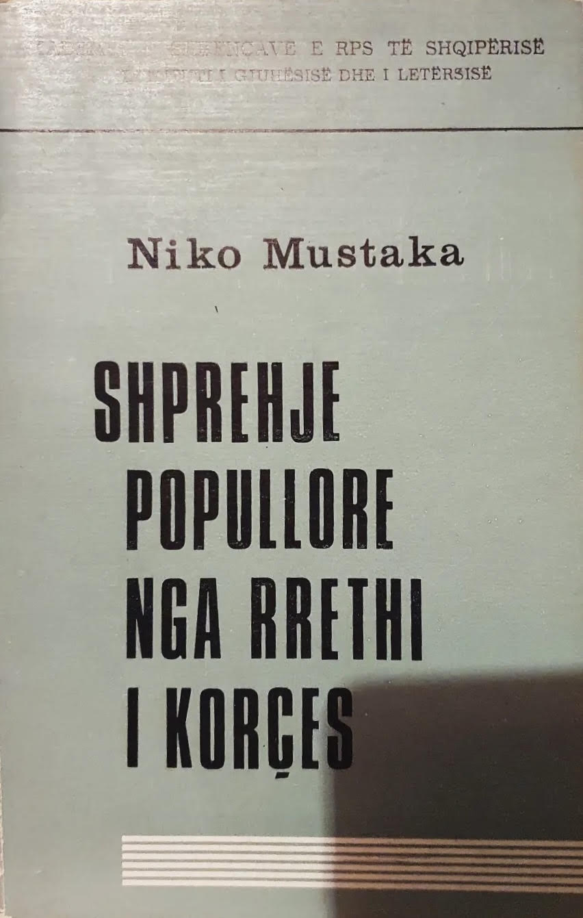 Shprehje popullore nga rrethi i Korçës