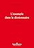 L'exemple dans le dictionna...