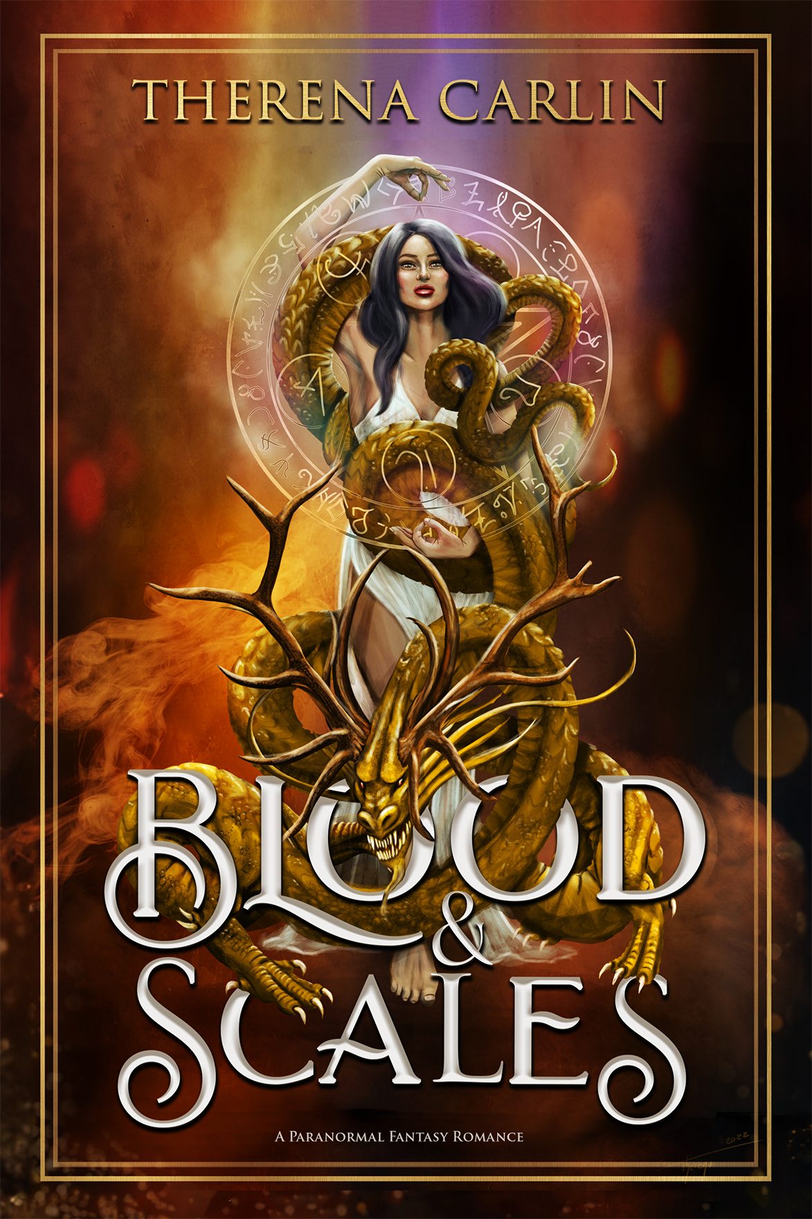 Blood & Scales: A paranormal fantasy romance novel (Love & Beasts: A Tri-realms Paranormal Fantasy Romance Series Book 1)