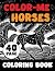 Color-Me Horses Coloring Book by Jason Edge