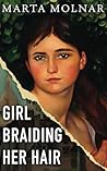 Girl Braiding Her Hair