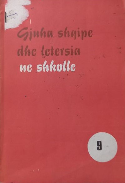 Gjuha shqipe dhe letërsia në shkollë : 9