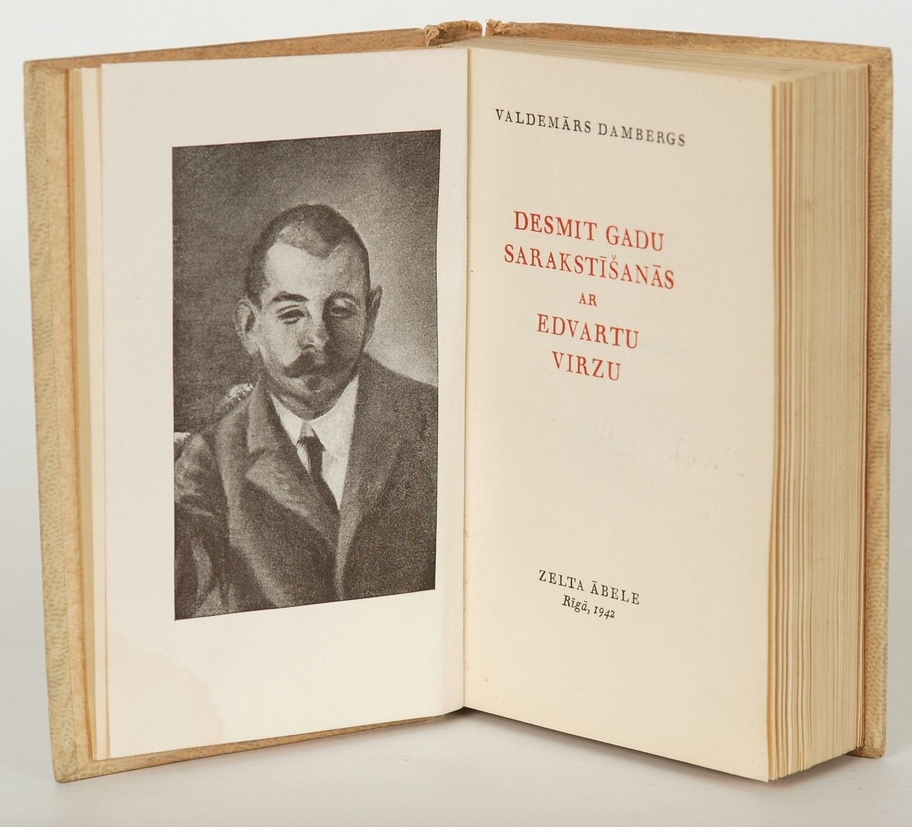 Desmit gadu sarakstīšanās ar Edvartu Virzu