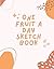 Everyday a fruit Sketchbook
