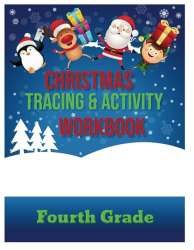 Welcome to the merry world of learning with our Christmas Tracing and Activity Workbook specially crafted for Grade 4! (Paperback)